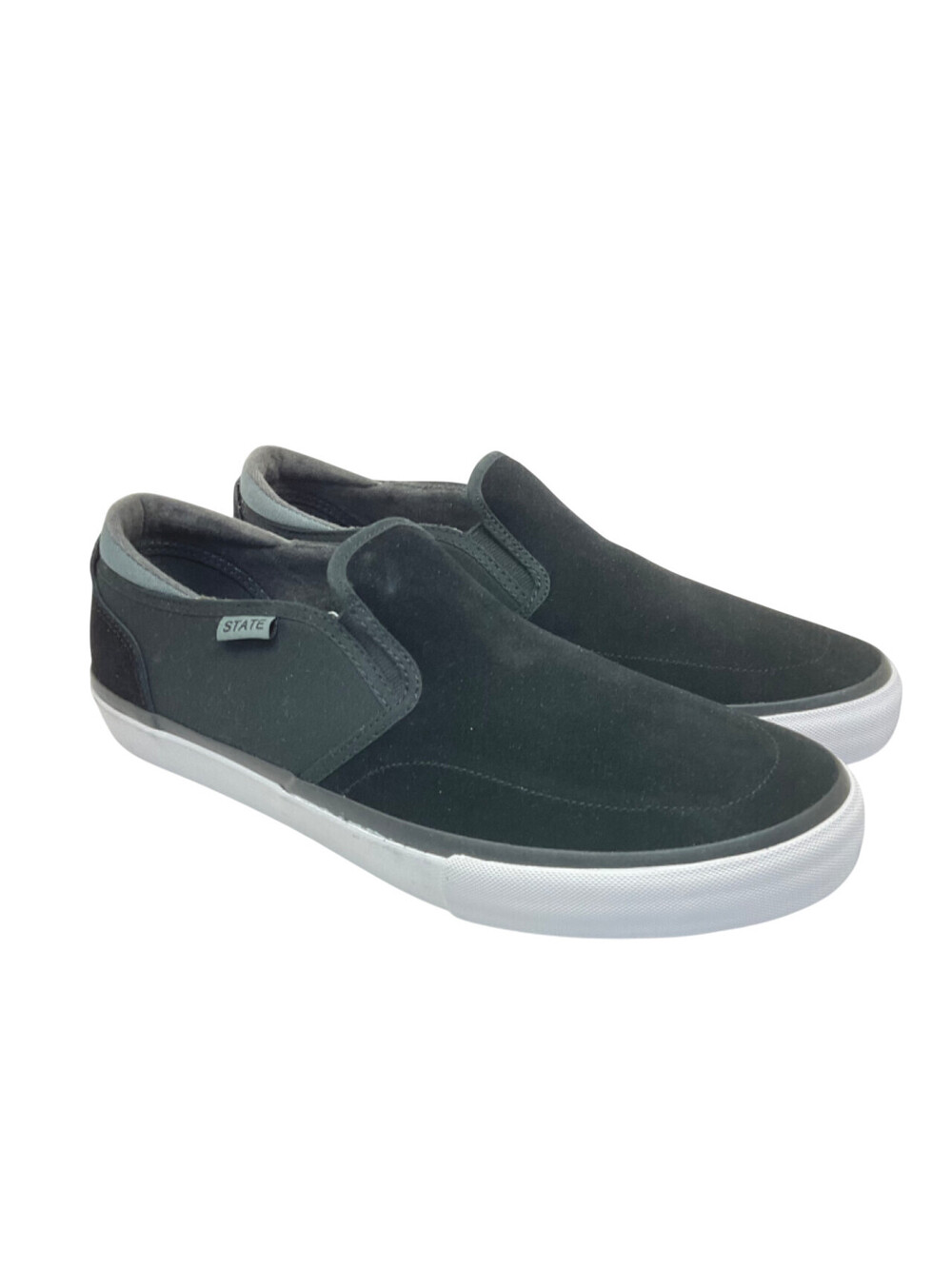 State Men's Low-Cut Keys Skate Sneakers FTWST10701 Black Size 10.5M